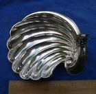 Fine Pedro Duran Spanish Sterling Shell Bowl W  Cupid Finial-dolphin Feet-nr