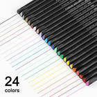 Journal Planner Pens Colored Pens  24 Colors 0 4mm Fineliner Pen Set Fine Point