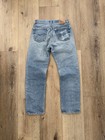 Vtg 80s  Levi s 501 Faded Distressed Jeans Made In Usa Tagged 34x34 Natural 90s