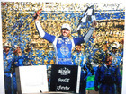 Chase Elliott Signed 2025 Kansas Victory Confetti  9 Kbb Chevy Nascar 8x10 Photo
