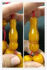 Antique Miscky Butter Scotch Damari  Amber Bakelite Islamic Prayer Beads 108g R