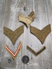 Wwi Us Army Corporal Chevron Lot Patches Overseas Stripe Discharge Collar Disk