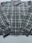 Vintage 1950s Sir Jac Work Jacket Harrington Cotton Plaid Lightweight Mens L xl