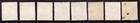 Pakistan 8 Stamps Of India With Various Local Overprints - Good To Fine Used