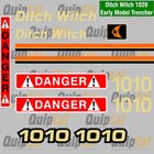 Ditch Witch Trencher Decal Set  1010  1020 Or 1030 Walk Behind  Others Available