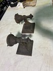 Pair Antique Cast Iron Wall Sconces Garage Gas Oil Station