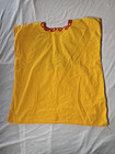Authentic Hand Embroidered Vibrant Ethnic Blouse From Chiapas Mexico Size Medium