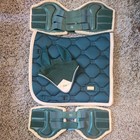 Equestrian Stockholm Set  Saddle Pad  Boots   Bonnet Set Amazonite With Jacket 