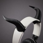 Gothic Demon Headset Horns   Gaming Headset Horns