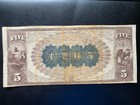 1882  5 Delta Pa Brownback Ch 4205 Only Known Note 