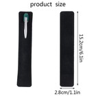 Obangong 50 Pcs Velvet Pen Pouch Sleeve Holder Single Pen Bag Holder Pencil B   