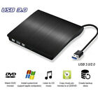 Slim External Usb 3 0 Dvd Rw Cd Writer Drive Burner Reader Player For Laptop Pc