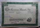 Sling s Stock Certificate American Brands Inc Kool Native America Chief 1974 
