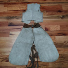 Vintage Children s Western Leather Chaps And Vest Set