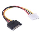 6inch Molex To Sata Power Adaptor Cable 4 Pin To 15 Pin For Hdd Hard Drive Lead