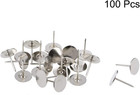 Upholstery Nails Tacks 19mmx25mm Flat Head Furniture Nails Silver Tone