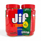 Jif Creamy Peanut Butter Jars  48 Oz - 2 Pack