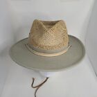 Stetson Boy Scouts Of America Hat Canvas And Cooling Straw Vintage Sz Medium 