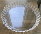 Arcuisine Glass Tart Dish Quiche Pan France Borosilicate Fluted Scallop Plate