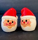 Holt Howard Cloud Santa Salt Pepper Shaker Set Vintage Mid Century Smiling Santa