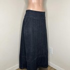 Gray Y2k Grunge Plus Size Long Denim Skirt Size 18w   40 