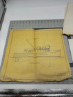 2 Boat Plan Prints From 1955 Outboard Profile Engine Yacht Cruiser Seattle Wa