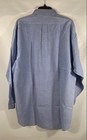Vintage Ralph Lauren Men s Yarmouth Blue Cotton Button Down Shirt Sz 17 5 X 34