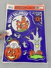 Vintage 90s Classic Clings Halloween Window Clings Lot Of 6