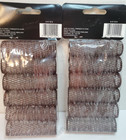 12 Sia Le Salon Large Brush Hair Rollers Curlers 3  With Pins 2 Packages Of 6