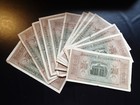   1   Lot Of  12 Nice Original Ww Ii Banknotes Nazi Germany German 20 Reichsmark