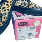 Vtg 90s Vans Made In Usa Cheetah Print Velvet Sneakers Womens Size 9 Nos Nib