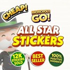 Monopoly Stickers Go 1   - 6      Simpsons Partners Available  Cheapest Prices