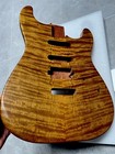 Aaaaa Guitar Body Blank Mahogany Core Golden Phoebe Top Natural Stunning Grain