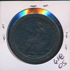 1797 Great Britain Penny George Iii - Large -  3777