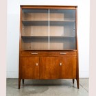 Mid Century Modern China Cabinet Profile Drexel John Van Koert Mcm Hutch Glass M