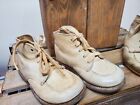 Lot Of 4 Vintage Leather Laceup Baby Infant Shoes Crafts Projects Display
