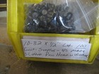 10-32 X  1 2  Inch  Slotted Pan Head Screws W  Washer  Lot 100 Pc  Govt Surplus