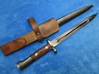 Original Vintage M1948 Yugoslavia Mauser Bayonet And Matching Scabbard With Frog