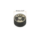 4 Pack 12mm Pool Cue Tips Medium Multiple Layer Pool Billiard Cue Tips Laminated