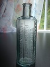 Antique 1870 s Dr  Baxter s Mandrake Bitters Burlington  Vt  Bottle- Applied Lip