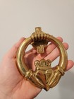 Ireland Crafted Brass Claddagh Liffey Artefacts Door Knocker