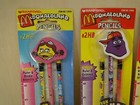 Mcdonaldland Grimace Ronald Mcdonald   Birdie Pencil eraser Set  No2 Hb  1995