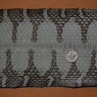 2  two  Genuine Unique  Black   Grey Tiger Snake Skin Leather Hide  Mdxn-z