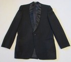 Vintrage 1950s-60s Rudofker After Six Black Tuxedo 42 Jacket 34x31 Pants