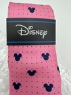Disney Mickey Mouse Pink Pin Dot Necktie New