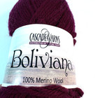 Cascade Yarns Boliviana Worsted Yarn 100  Merino Wool 1 Skein Burgundy 11 191 Yd