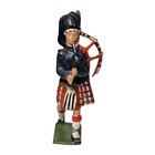 Vintage Britains Toy Soldiers British Scots Guards Pipers Of Set  69 1930s