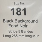 Showgard Stamp Black Mounts Size 181 Free Usa Shipping 264 Mm By 181 Mm 5 Strips