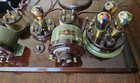 1923 Atwater Kent Radiodyne With Rainbow Brass Base Tipped Tubes   gorgeous  
