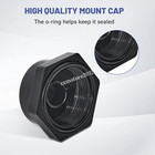 Nmo Ham Radio Antenna Mount Cap With O Ring Seal Dust Weather Rain Cover 10-pack